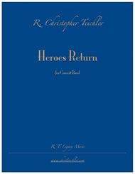 Heroes Return Concert Band sheet music cover Thumbnail